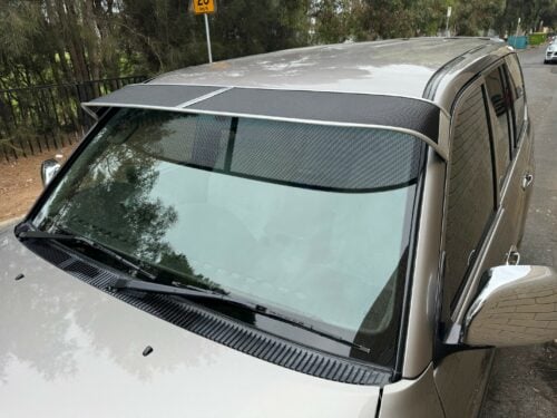 Toyota Landcruiser 100-105 (1998-2007) Series Mesh Windscreen Sunvisor - Image 5