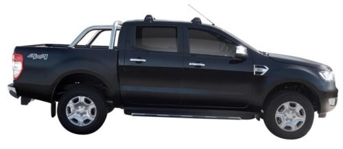 Ford Ranger/Raptor 2012-June 2022 Dual Cab Yakima Flush Roof Racks (pr) Silver (S7Y/K611) - Image 3