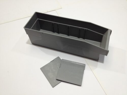 Shelving Container Nally SH-IH335 300x100x100 Grey Bin - Image 2