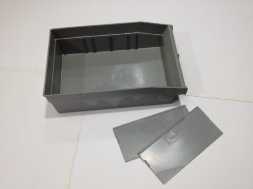 Shelving Container Nally SH-IH338 300x200x100 Grey Bin - Image 3