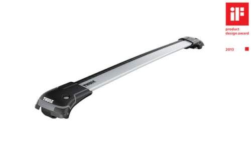 Toyota Prado 250 Series 2024 onwards Thule WingBar Edge Roof Racks (pr) Silver (721300/720400) - Image 3