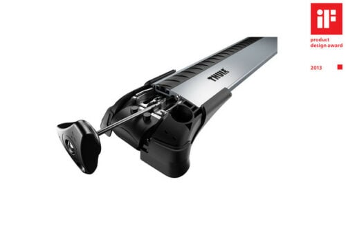 Toyota Prado 250 Series 2024 onwards Thule WingBar Edge Roof Racks (pr) Silver (721300/720400) - Image 2