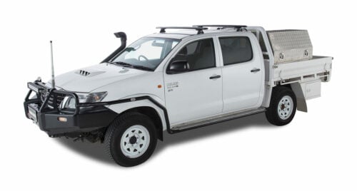 Toyota Hilux Dual Cab 04/05-09/15 Rhino-Rack Vortex Quick Mount Roof Racks (pr) (JA6178) - Image 4