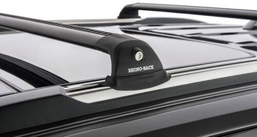 Jeep Grand Cherokee with chrome roof rails WK,WK2 2011-2021 Rhino-Rack Vortex Bars (pr) (RVP27) - Image 2