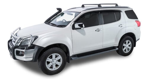 Isuzu MU-X LS-T with Roof Rails 2013 - July 2021 Rhino-Rack Vortex Roof Racks (pr) (RVP29) - Image 2