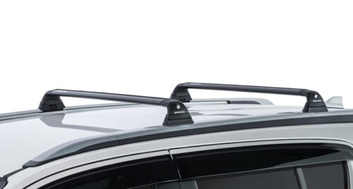 Toyota Kluger Gen4  GXL & GRANDE with roof rails July 2021on RVP Black Roof Racks (pr) (RVP90) - Image 5