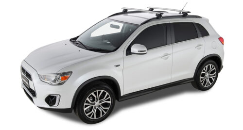 MITSUBISHI ASX Gen3 With Flush Rails 9/2013 Onwards Sportz SX Black 2 Bar Roof Rack (JC-04094) - Image 5