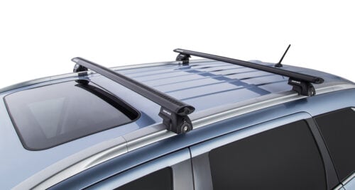 Hyundai Palisade With Flush Rails 2020on Rhino-Rack Black Vortex Roof Racks (pr) (JB1622) - Image 3