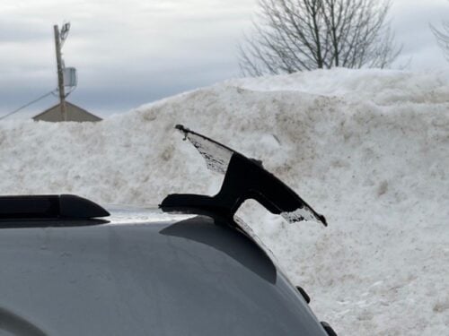 1000mm Alloy Rear Dust & Wind Deflector - Image 3