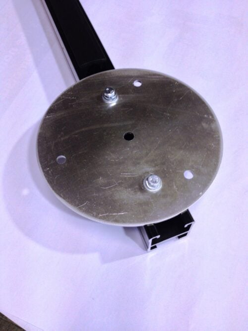 Alloy Beacon Plate for Rotating Lights fits Rhino-Rack Heavy Duty Bar (ea) - Image 2