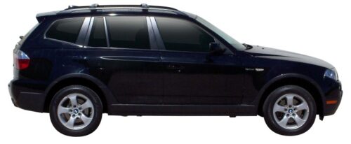 BMW X3 4dr 4WD With Roof Rails E83 07/04 to 02/11 Yakima Roof Racks (pr) (S55Y) - Image 3