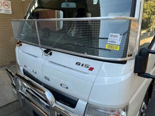 Mitsubishi/Fuso Canter 2006 on Wide Cab Windscreen Stone Protector - Roof Rack World