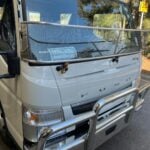 Mitsubishi/Fuso Canter 2006 on Wide Cab Windscreen Stone Protector