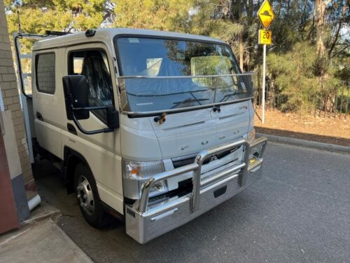 Mitsubishi/Fuso Canter 2006 on Wide Cab Windscreen Stone Protector - Roof Rack World