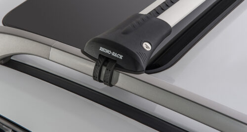 Holden Captiva 7 CG Series II 4dr Wagon With Roof Rails 02/11on Rhino-Rack Vortex Stealthbar Roof rack (pr) (JA7954) - Image 3