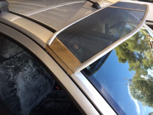 Holden Colorado/Isuzu D-Max and MUX  June 2012 - July 2021 Mesh Windscreen Sunvisor - Image 4