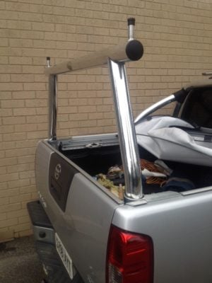 Ozrax Wide Rack for Nissan Navara D40 (1 rack) (D40WR76P) - Image 5