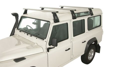 LAND ROVER Defender 110 (incl. Hard Top) 3/1993-12/2020 Sportz RL210 Black 4 Bar Roof Rack (JC-05077) - Image 4