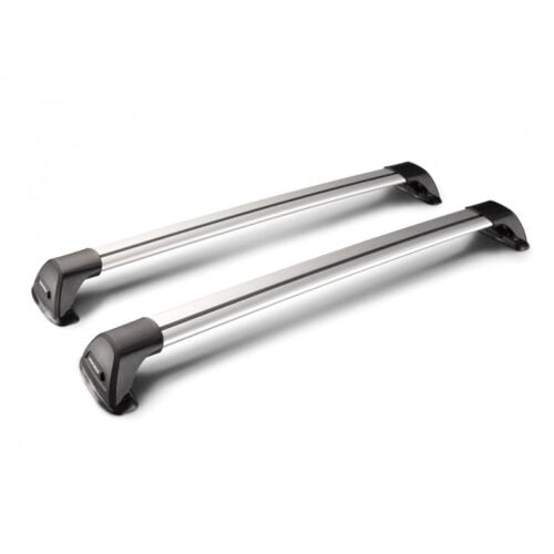 Mazda 2 Hatch 2014 – onwards (naked roof) Yakima Flush Bars Silver (pr) (S5Y/K694) - Image 4