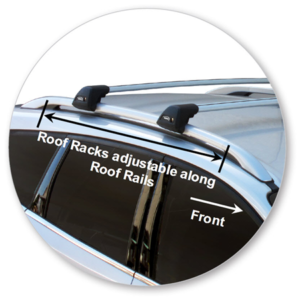 Ford Kuga 4dr SUV With Roof Rails 05/13-12/16 Yakima Roof Racks (pr) (S26Y/K328W) - Image 2