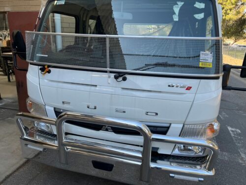 Mitsubishi/Fuso Canter 2006 on Wide Cab Windscreen Stone Protector - Roof Rack World