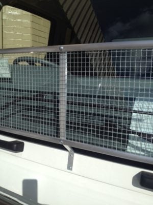 Toyota Coaster Bus 1993-2017 Silver Windscreen Stone Protector - Image 4