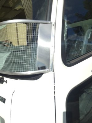 Toyota Coaster Bus 1993-2017 Silver Windscreen Stone Protector - Image 5