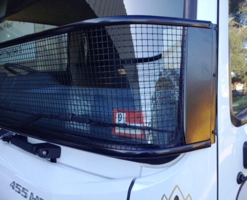 Hino FG-GH-FM-FL-GT 2003on Black Windscreen Stone Guard - Image 2