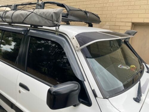 Nissan GU Patrol Mesh Windscreen Sunvisor - Image 2