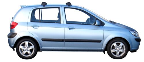 Hyundai Getz 5dr Hatch TB 09/02 to 08/11 Yakima Roof Racks (pr) (S4Y/K197W) - Image 2