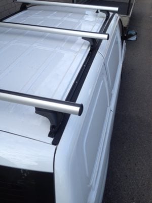 Hyundai  iLoad & Imax 2008 - Sept 2021 Rola Heavy Duty Track Mount Roof Racks (3 bars) (CTM56-3) - Image 2