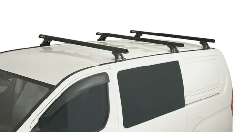 Hyundai  iLoad & Imax 2008 - Sept 2021 Rhino-Rack Commercial Black Roof Racks (3 bars) (JA0821) - Image 6