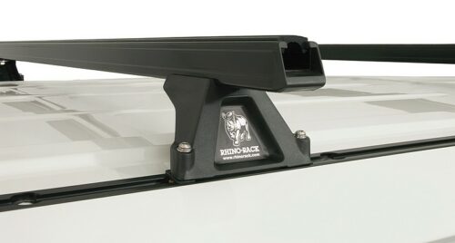 Hyundai  iLoad & Imax 2008 - Sept 2021 Rhino-Rack Commercial Black Roof Racks (3 bars) (JA0821) - Image 5