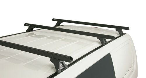 Hyundai  iLoad & Imax 2008 - Sept 2021 Rhino-Rack Commercial Black Roof Racks (3 bars) (JA0821) - Image 4
