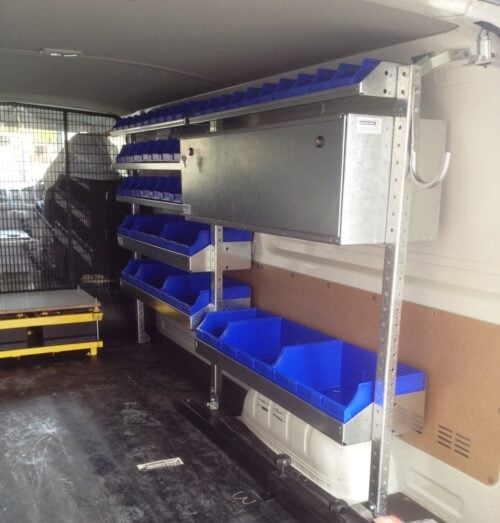 Internal Shelving Lockable Tool box 1030 x 300 x 230mm - Image 3