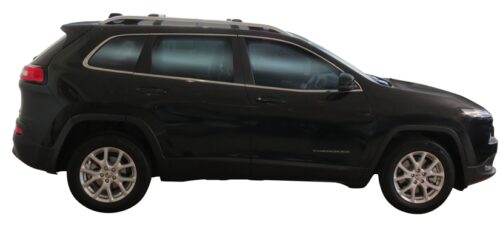 Jeep Cherokee 5dr SUV With Roof Rails KL Jan 2014on Yakima Roof Racks (pr) (S53Y) - Image 2