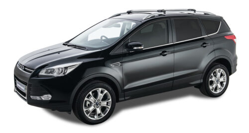Ford Kuga 4dr SUV With Roof Rails 05/13-12/16 Rhino-Rack Vortex Stealthbar Roof rack (pr) (JA7952) - Image 5