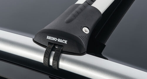 Ford Kuga 4dr SUV With Roof Rails 05/13-12/16 Rhino-Rack Vortex Stealthbar Roof rack (pr) (JA7952) - Image 2