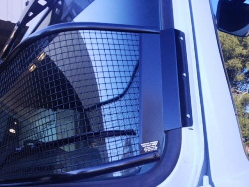 Mercedes Actros (with fuel efficiency flares) Black Windscreen Stone Protector - Image 5