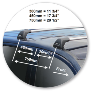 Mitsubishi Outlander ZJ 11/2012 - 10/2021 Yakima Roof Racks (pr) (S27Y/K677W) - Image 2