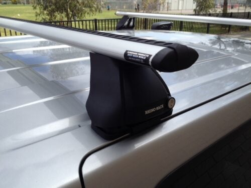 Nissan Navara 4dr Ute Dual Cab D20-D22 03/97 to 06/15 Rhino-Rack Vortex Roof Racks (pr) (JA2364) - Image 3