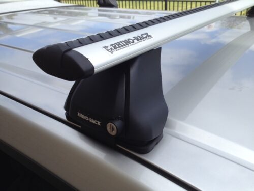 Nissan Navara 4dr Ute Dual Cab D20-D22 03/97 to 06/15 Rhino-Rack Vortex Roof Racks (pr) (JA2364) - Image 4