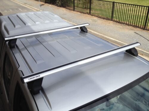 Nissan Navara 4dr Ute Dual Cab D20-D22 03/97 to 06/15 Rhino-Rack Vortex Roof Racks (pr) (JA2364) - Image 2