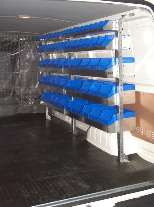 Plumbers Shelving 2005-05/2019 Hiace 2 bays x 1030mm - Image 2