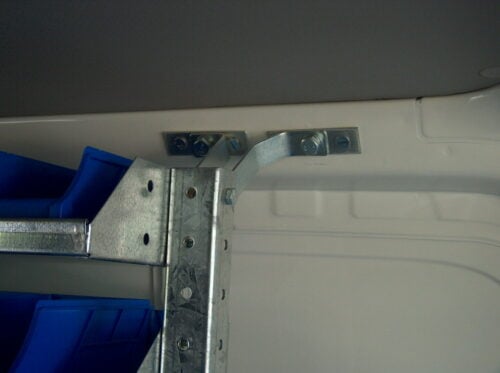 Plumbers Shelving 2005-05/2019 Hiace 2 bays x 1030mm - Image 6