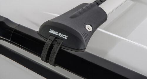 Toyota Land Cruiser 200 Series 4dr 4WD With Roof Rails 11/07on Rhino-Rack Vortex Stealthbar Roof rack (pr) (JA7962) - Image 5