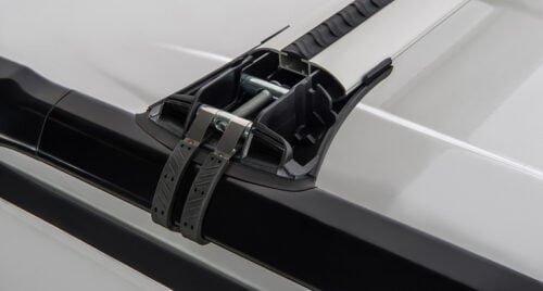 Mitsubishi Pajero NP-NX SWB/LWB (With Roof Rails) Rhino-Rack Vortex Stealthbar roof rack (pr) (JA7952) - Image 3