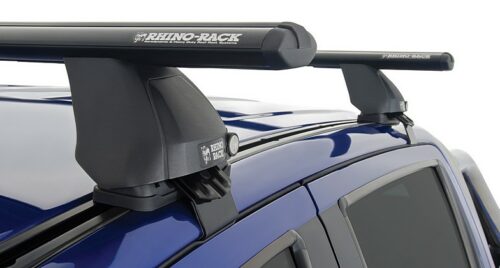 MAZDA BT50 Gen2 Dual Cab 1/2011-12/2020 Sportz 2500 Black 2 Bar Roof Rack (JC-04509) - Image 3