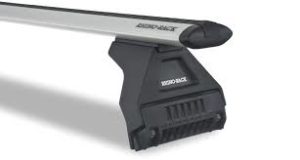 Toyota Land Cruiser 4dr 4WD 80 Series May 1990 - March 1998 Rhino-Rack Vortex Roof Racks Black (3 bar) (JA2691) - Image 5