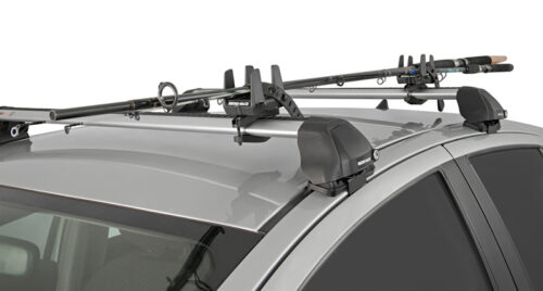 RMPHU multi purpose holder on a roof rack.